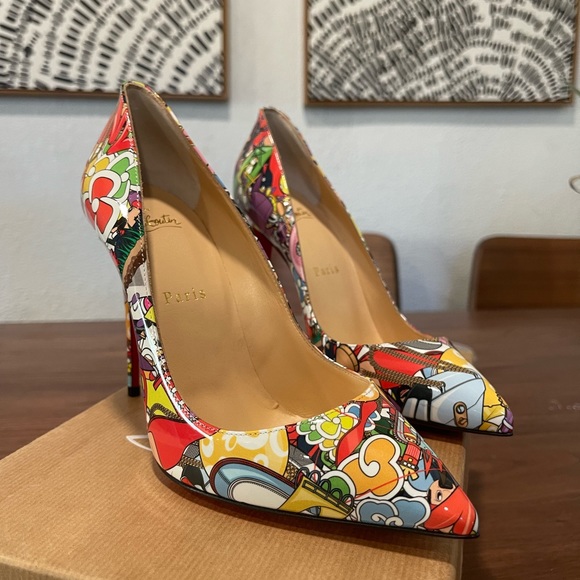 Christian Louboutin Pigalle Follies Patent Super
Loubi Pump Shoes 37.5 - Picture 3 of 5
